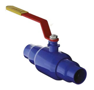 Кран шаровой цельносварной под приварку 11с67п ЦП.00.1 DN15 PN40 длина 210 мм МАРШАЛ