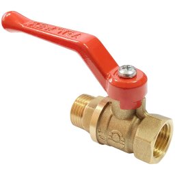 Кран шаровой латунь 11Б27фт1М Ду 25 Ру40 ВР/НР рычаг VALFEX VF.215.LR1.100 купить в Москве