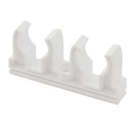 Опора PP-R двойная белая Дн 32 RTP 14226