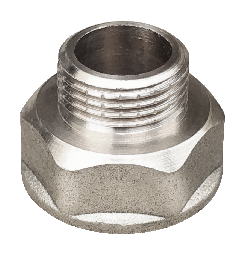 Переход латунь никель Ду 25x15 (1"x1/2") ВР/НР Valfex VF.592.N.100.012