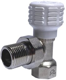 Клапан ручной регулировки для радиатора Ду 20 угловой 01121013
