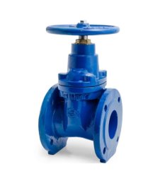 Задвижка чугунная аналог МЗВ обрезиненный клин Ду 100 Ру16 до 75°C фланцевая Завод им. Гаджиева купить в Москве