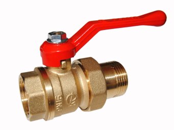 Кран шаровой латунь Стандарт 222 Ду 25 Ру16 ВР/американка полнопроходной рычаг ГАЛЛОП 103158 купить в Москве