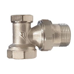 Клапан запорный радиаторный угловой с уплотнительным кольцом 3/4 MC THERMA Q